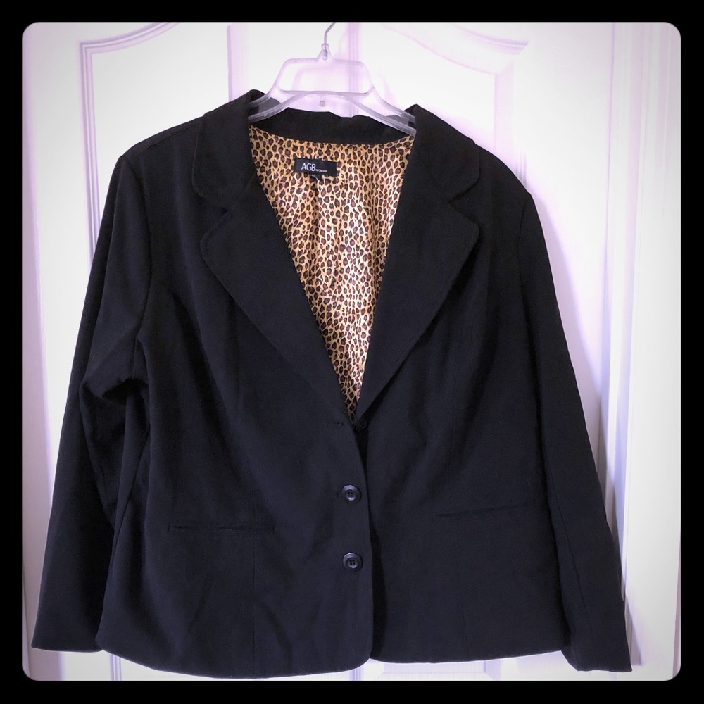 Plus Black Blazer